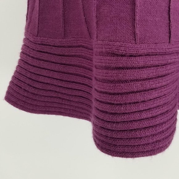 Lombaggi Knitwear Women's Purple Angora Polymide/Acrylic Midi Knit Dress Size S - Picture 5 of 10